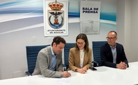Imagen del acto de adhesión de Águilas a la Región de Murcia Film Commission