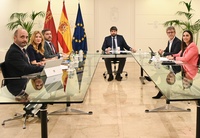 López Miras se reúne con el presidente de Croem para analizar los aranceles de EEUU