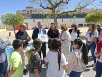 El consejero de Medio Ambiente, Universidades, Investigación y Mar Menor, Juan María Vázquez, durante la charla explicativa del inicio de la campaña...