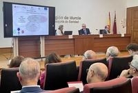 El consejero de salud, Juan José Pedreño, presidió la reunión del Consejo de Salud celebrado esta tarde.
