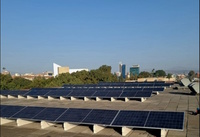 Una de las instalaciones solares que van a permitir un ahorro económico de más de 550.000 euros en los próximos años