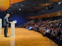 El consejero de Educación y Formación Profesional, Víctor Marín, inaugura la 'Jornada del profesorado: Competencia digital docente en los espacios...