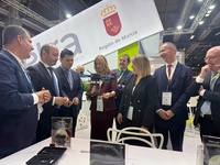 Inauguración del estand de la Región de Murcia en la Feria Internacional de Defensa y Seguridad de España (FEINDEF) (II).