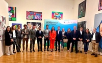 La consejera y directores generales de Cultura, con representantes del Ayuntamiento y de los museos regionales y locales.