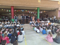 El consejero de Educación y Formación Profesional, Víctor Marín, y el alcalde de Lorca, Fulgencio Gil, visitan el colegio Alfonso García López de...