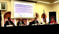 Un momento de la intervención del consejero de Economía, Hacienda, Fondos Europeos y Transformación Digital, Luis Alberto Marín, durante las II Jornadas...