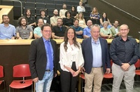 Imagen del encuentro con profesionales del sector audiovisual regional para abordar la formación especializada de EGEDA