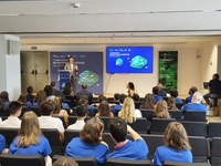 El consejero de Medio Ambiente, Universidades, Investigación y Mar Menor, Juan María Vázquez, durante la inauguración de la I Cumbre Nacional 'Detectives...