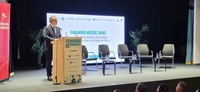 El consejero de Medio Ambiente, Universidades, Investigación y Mar Menor, Juan María Vázquez, durante la inauguración del 'Foro Energías Renovables...