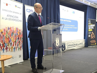 El consejero de Educación y FP, Víctor Marín, inauguró las jornadas de Escuelas Rurales celebradas en Caravaca de la Cruz (1)