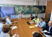 El director general de Ordenación del Territorio y Arquitectura, Javier Rollán, durante la primera reunión para la elaboración de la nueva Guía de...