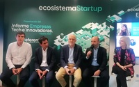 El director del Instituto de Fomento, Joaquín Gómez, durante la presentación del 'Informe Regional de Empresas Tech e Innovadoras 2025'.