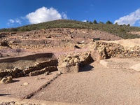 Una imagen del yacimiento arqueológico de La Bastida, en el municipio de Totana.