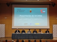Imagen del acto de presentación del nuevo sistema integral de gestión de archivos públicos.