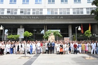 López Miras, en la presentación de los actos por el 20º aniversario del Hospital Reina Sofía