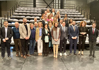 Imagen de archivo de una reunión de la consejera de Turismo, Cultura, Juventud y Deportes, Carmen Conesa, con representantes de los ayuntamientos,...