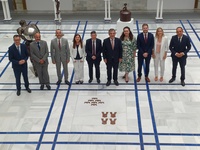 Foto: El equipo directivo de la Consejería de Medio Ambiente, Universidades, Investigación y Mar Menor.