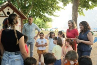 La consejera de Política Social, Familias e Igualdad, Conchita Ruiz, junto al alcalde de Caravaca de la Cruz, José Francisco García, durante su visita...