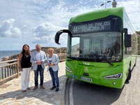 Primer autob&uacute;s 100% el&eacute;ctrico de Movibus en La Manga del Mar Menor