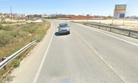 Imagen de la carretera RM-411 en Fortuna donde se va a construir la glorieta (sentido Fortuna)