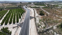 Tramo abierto de la RM-531 en el t&eacute;rmino municipal de Alguazas.