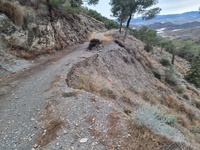 Desprendimientos camino Picarios Tercia (Totana)