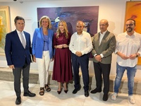 Foto de familia durante el acto de presentaci&oacute;n de la Cumbre Europea de la Econom&iacute;a Social 2025