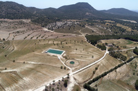 Acceso embalse de Reverte y Fuente Atocha en Lorca