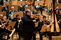 Imagen del violista Joaqu&iacute;n Riquelme en una actuaci&oacute;n con la Orquesta Sinf&oacute;nica de la Regi&oacute;n de Murcia