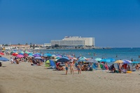 Una vista de La Manga del Mar Menor