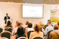 Un momento de la intervenci&oacute;n del director del Instituto de Turismo, Juan Francisco Mart&iacute;nez, en el acto celebrado esta semana en Murcia