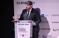 El presidente de la Comunidad, Fernando López Miras, participa en el Foro 'Región de Murcia, la España Vertebrada', organizado por el diario El M...