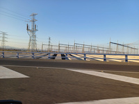 Postes de red eléctrica en la Región de Murcia