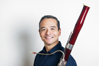 Imagen del solista de fagot de la Orquesta Sinfónica de la Radio de Viena, Marcelo Padilla