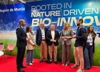 La consejera de Empresa, Empleo y Economía Social, Marisa López Aragón, visita los estands de las empresas de la Región de Murcia, presentes en Biospain...