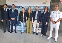 La consejera de Empresa, Empleo y Economía Social, Marisa López Aragón, junto a la alcaldesa de Cartagena, Noelia Arroyo, en la presentación de la segunda edición del programa