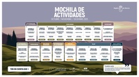 Portada de la Mochila de Actividades del cuarto trimestre del año