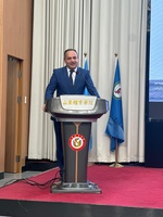 El director general de Universidades e Investigación, Antonio Caballero, en Shandong, donde visitó hoy las instalaciones de la Universidad del Deporte...