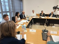 Imagen de la consejera Sara Rubira en el I Encuentro Territorial de Oficinas Comarcales de la Región de Murcia