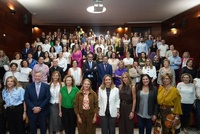 La consejera de Política Social, Familias e Igualdad, Conchita Ruiz, durante el acto de inauguración de la Jornada Técnica Conmemorativa del XXX ...