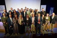 Autoridades y galardonados de los Premios Ruralmur 2025.