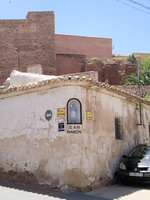 Tramo amurallado de Aledo, junto a la calle de San Ramón.