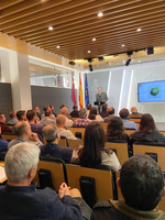 Una de las conferencias sobre la seguridad, la sostenibilidad y el conocimiento técnico de la actividad cinegética, celebrada en la Consejería de...