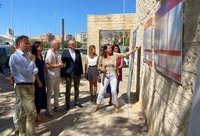 Imagen de archivo de la presentación del proyecto de ampliación del centro de salud San Diego de Lorca, cuyas obras han comenzado esta semana.