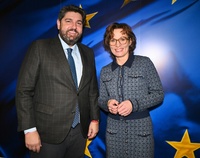 López Miras se reúne con la comisaria europea Jessika Roswall