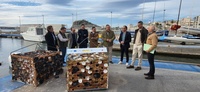 El consejero de Medio Ambiente, Universidades, Investigaci&oacute;n y Mar Menor, Juan Mar&iacute;a V&aacute;zquez, participa en el acto de colocaci&oacute;n de la primera estaci&oacute;n...
