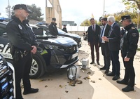 L&oacute;pez Miras visit&oacute; hoy el Centro Integral de Seguridad de Torre Pacheco acompa&ntilde;ado por el alcalde del municipio, Pedro &Aacute;ngel Roca