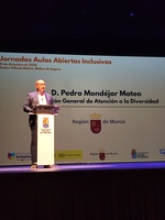 El director general de Atenci&oacute;n a la Diversidad, Pedro Mond&eacute;jar, inaugura la jornada 'Aulas abiertas inclusivas' (1)