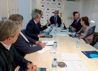 El consejero de Econom&iacute;a, Hacienda, Fondos Europeos y Transformaci&oacute;n Digital, Luis Alberto Mar&iacute;n, preside la reuni&oacute;n del patronato de la Fundaci&oacute;n...