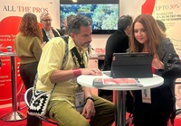 Imagen de la reuni&oacute;n de la Regi&oacute;n de Murcia Film Commission con el localizador de la pel&iacute;cula 'Joker' Aaron Hurvitz en Focus London